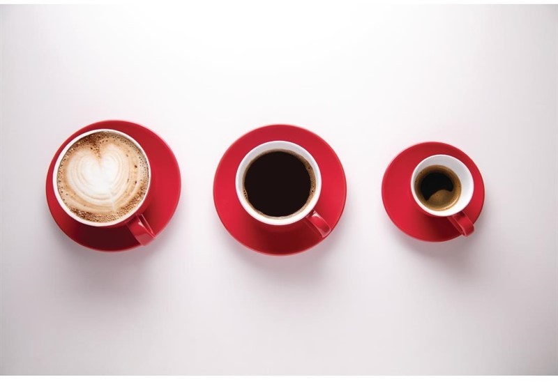  Olympia Cafe Espresso Cups Red 100ml (Pack of 12) 