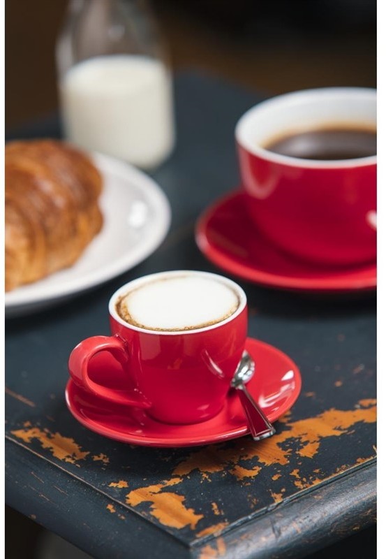  Olympia Cafe Espresso Cups Red 100ml (Pack of 12) 