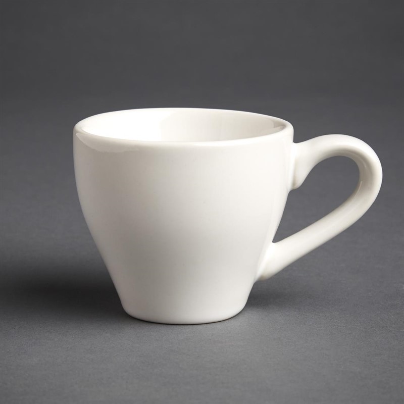  Olympia Cafe Espresso Cups White 100ml (Pack of 12) 