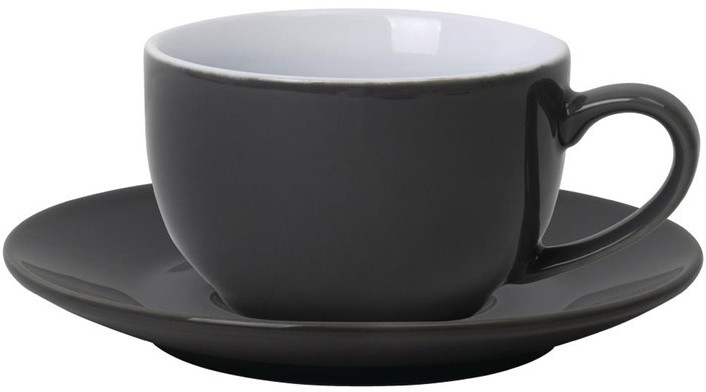  Olympia Cafe Coffee Cups Charcoal 228ml (Pack of 12) 