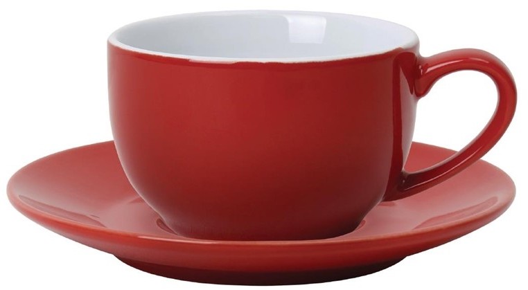  Olympia Cafe Saucers Red 158mm (Pack of 12) 