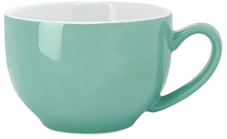  Olympia Cafe Cappuccino Cups Aqua 340ml (Pack of 12) 