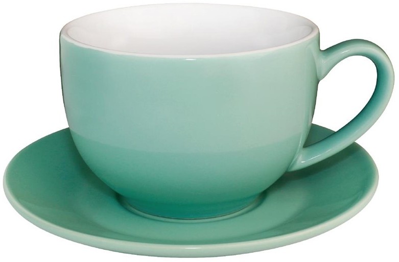  Olympia Cafe Cappuccino Cups Aqua 340ml (Pack of 12) 