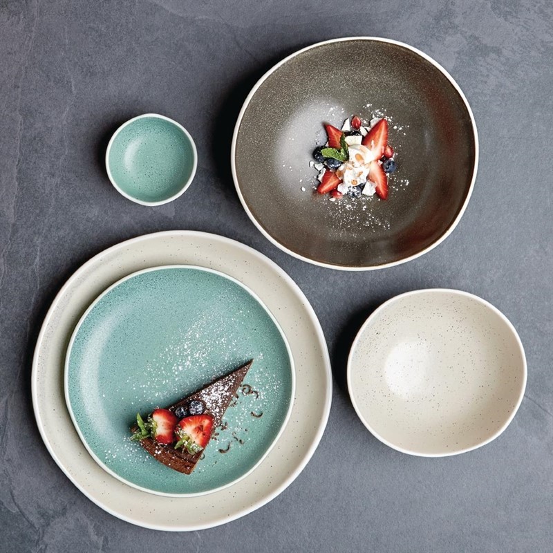  Olympia Chia Plates Sand 270mm (Pack of 6) 