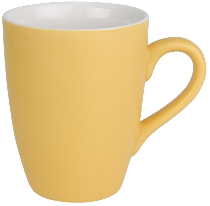  Olympia Matt Pastel Mug Yellow 340ml (Pack of 6) 
