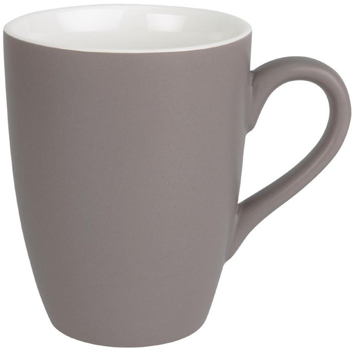  Olympia Matt Pastel Mug Grey 340ml (Pack of 6) 