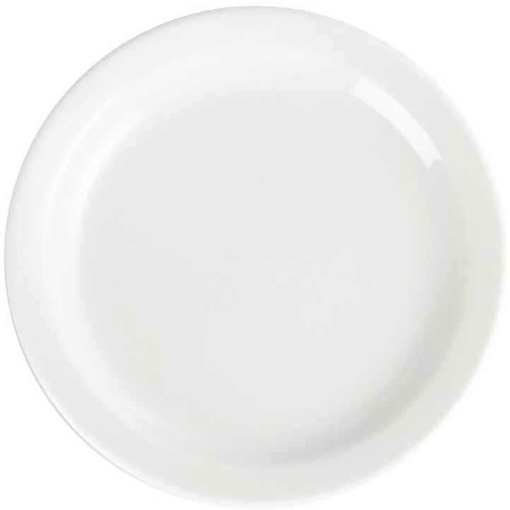  Olympia Whiteware Narrow Rimmed Plates 150mm (Pack of 12) 