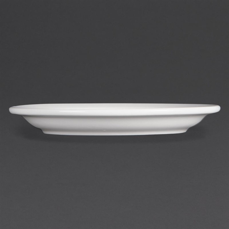  Olympia Whiteware Narrow Rimmed Plates 150mm (Pack of 12) 