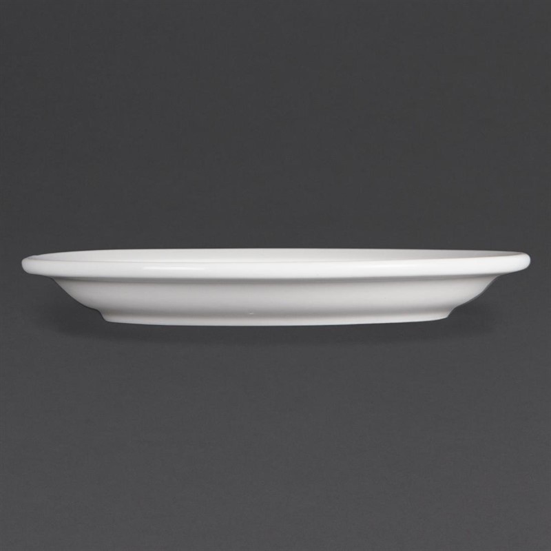  Olympia Whiteware Narrow Rimmed Plates 150mm (Pack of 12) 