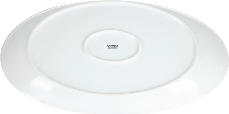  Olympia French Deep Oval Plates 500mm 