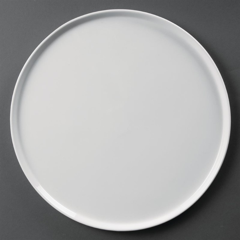  Olympia Whiteware Pizza Plates 330mm (Pack of 4) 