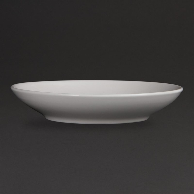  Olympia Whiteware Deep Plates 260mm (Pack of 6) 