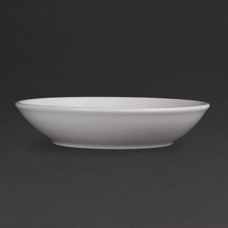  Olympia Whiteware Deep Plates 200mm (Pack of 6) 