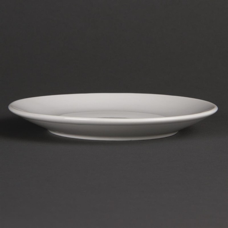  Olympia Whiteware Coupe Plates 150mm (Pack of 12) 