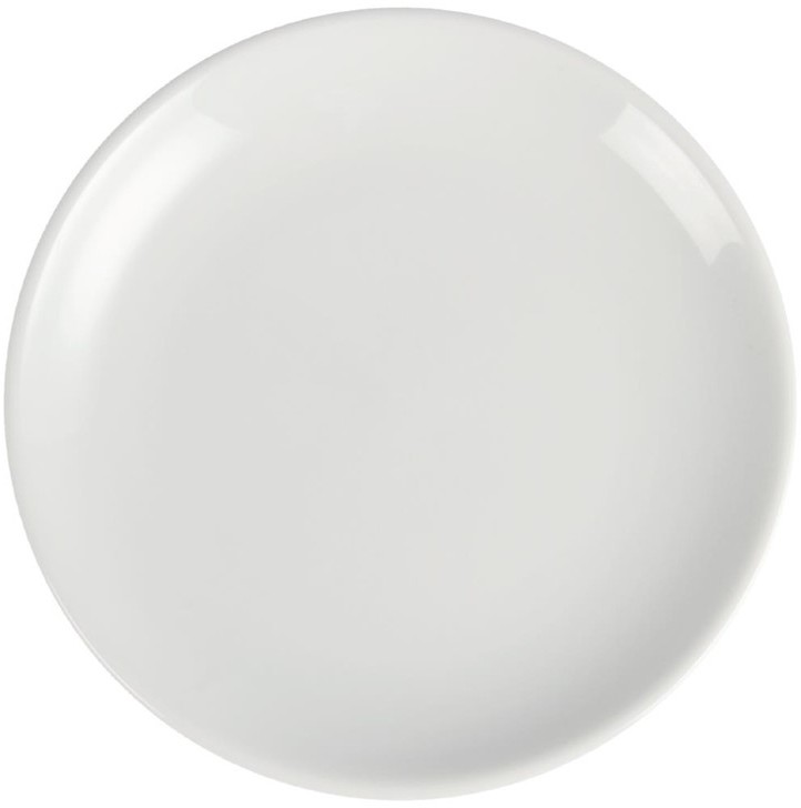  Olympia Whiteware Coupe Plates 180mm (Pack of 12) 