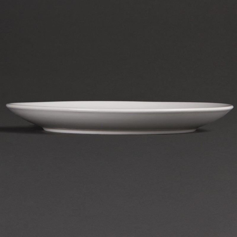  Olympia Whiteware Coupe Plates 250mm (Pack of 12) 
