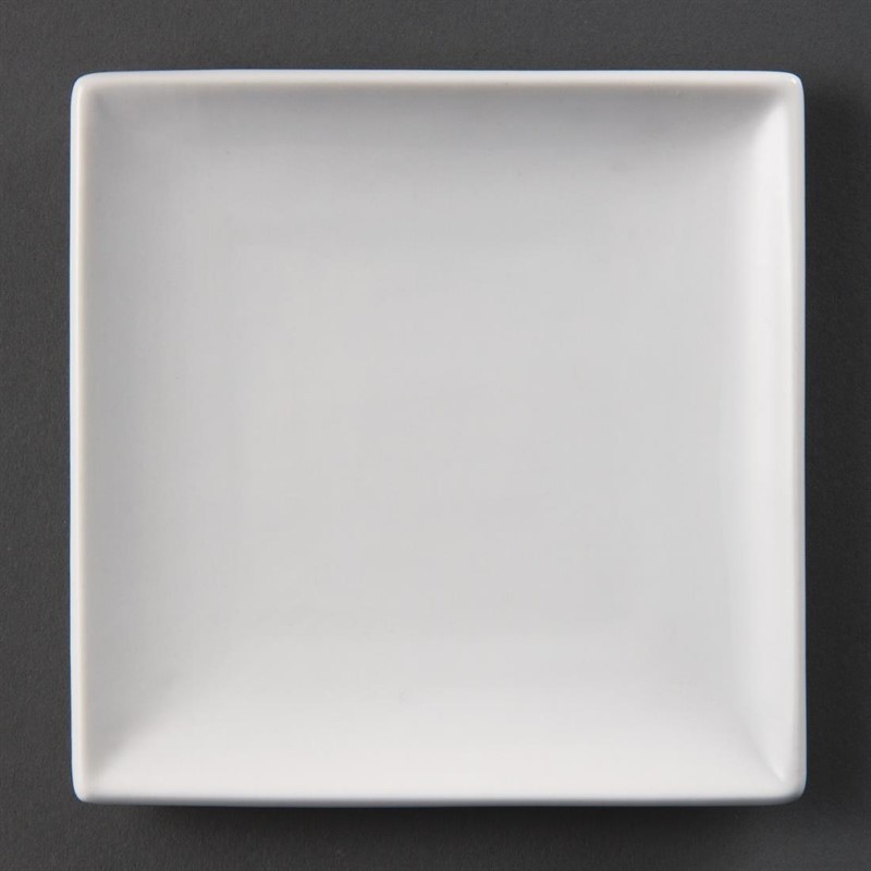  Olympia Whiteware Square Plates 140mm (Pack of 12) 