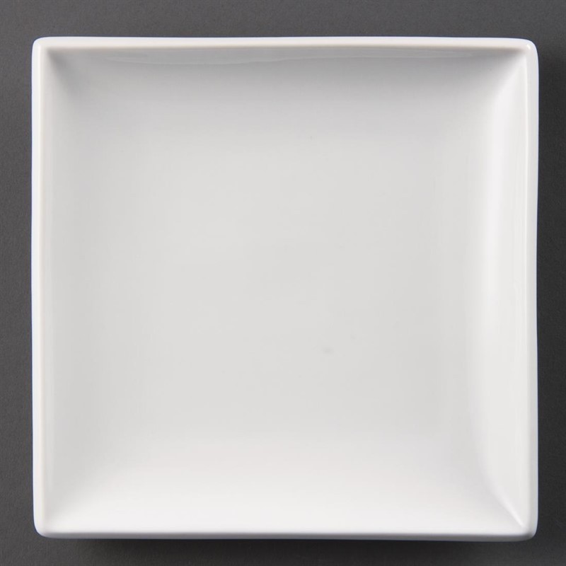  Olympia Whiteware Square Plates 180mm (Pack of 12) 