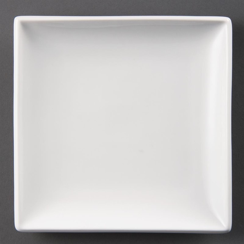  Olympia Whiteware Square Plates 240mm (Pack of 12) 