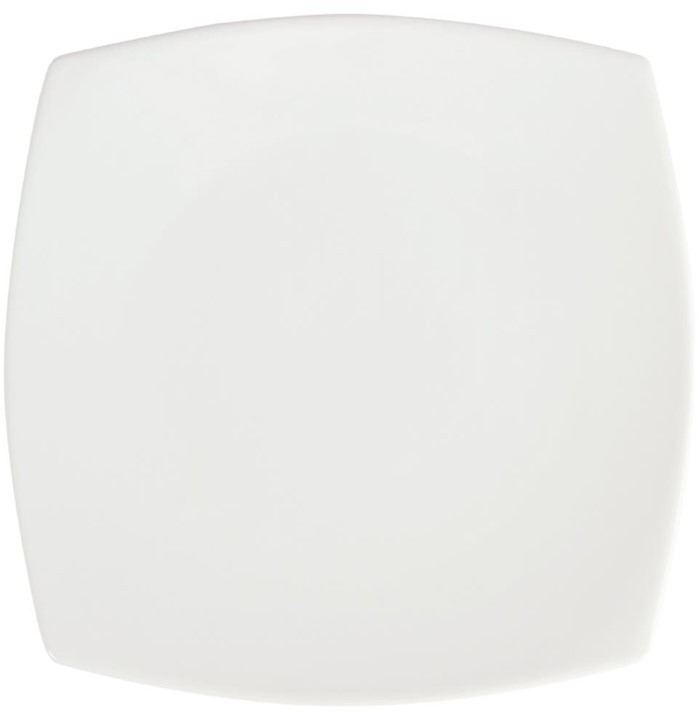  Olympia Whiteware Rounded Square Plates 305mm (Pack of 6) 