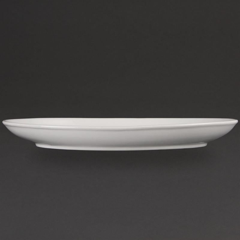  Olympia French Deep Oval Plates 365mm (Pack of 2) 