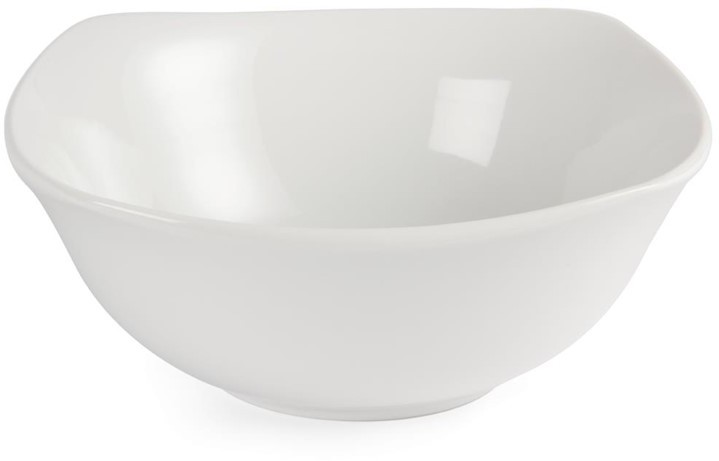 Olympia Whiteware Rounded Square Bowls 220mm (Pack of 12) 