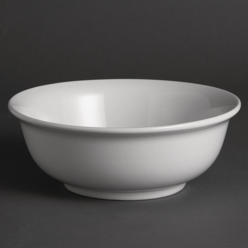  Olympia Whiteware Salad Bowls 200mm (Pack of 6) 