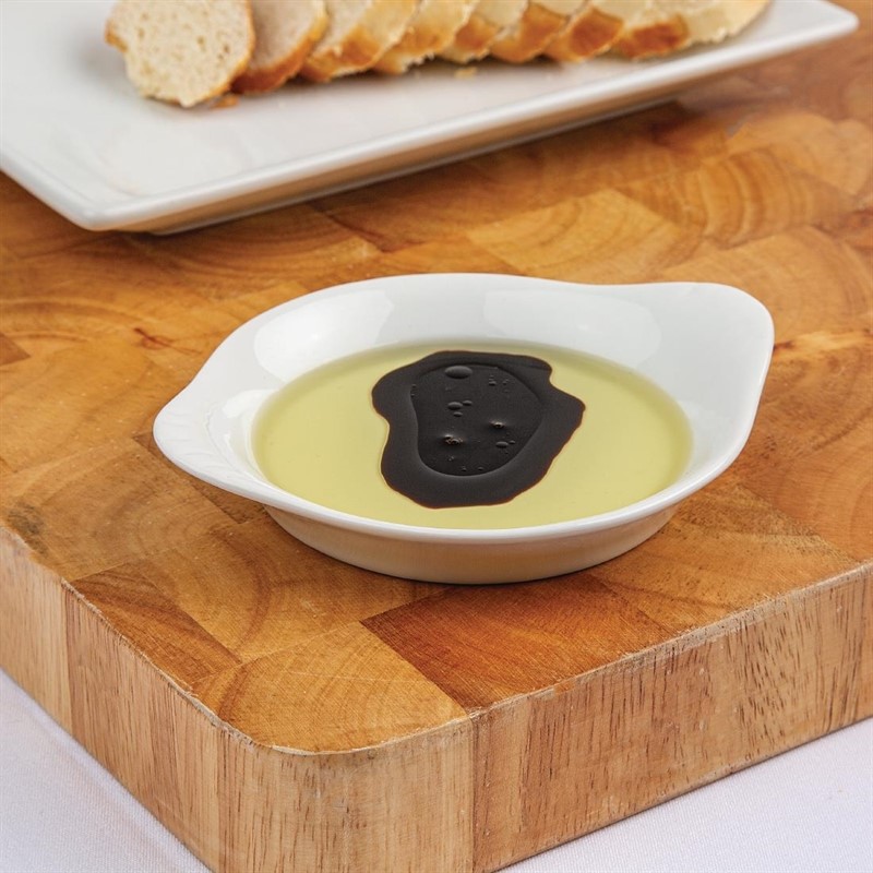  Olympia Whiteware Round Eared Dishes 156x 126mm (Pack of 6) 