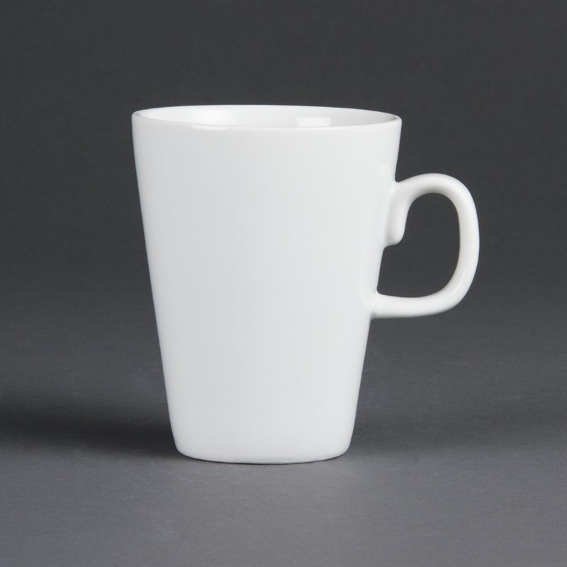  Olympia Whiteware Latte Mugs 310ml 11oz (Pack of 12) 