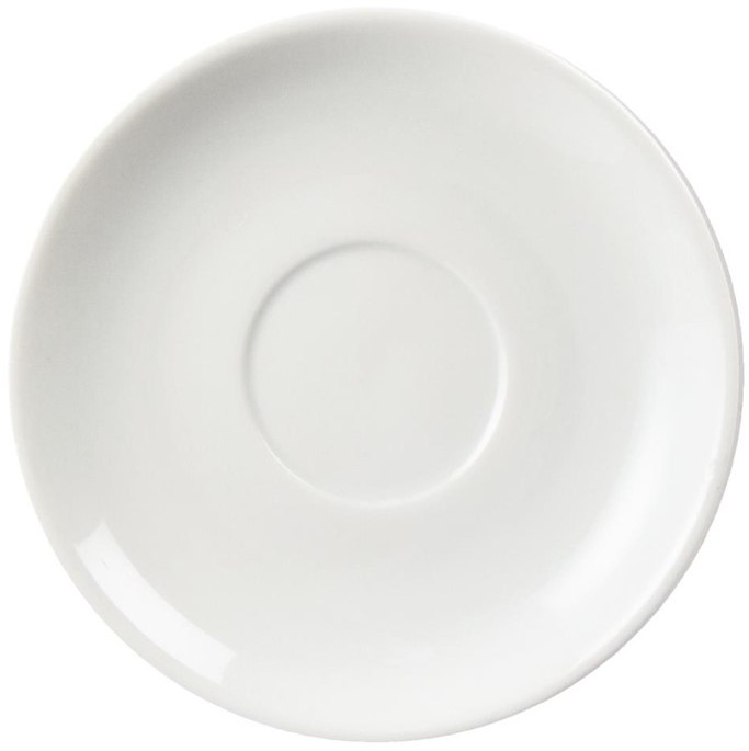  Olympia Whiteware Stacking Saucers (Pack of 12) 