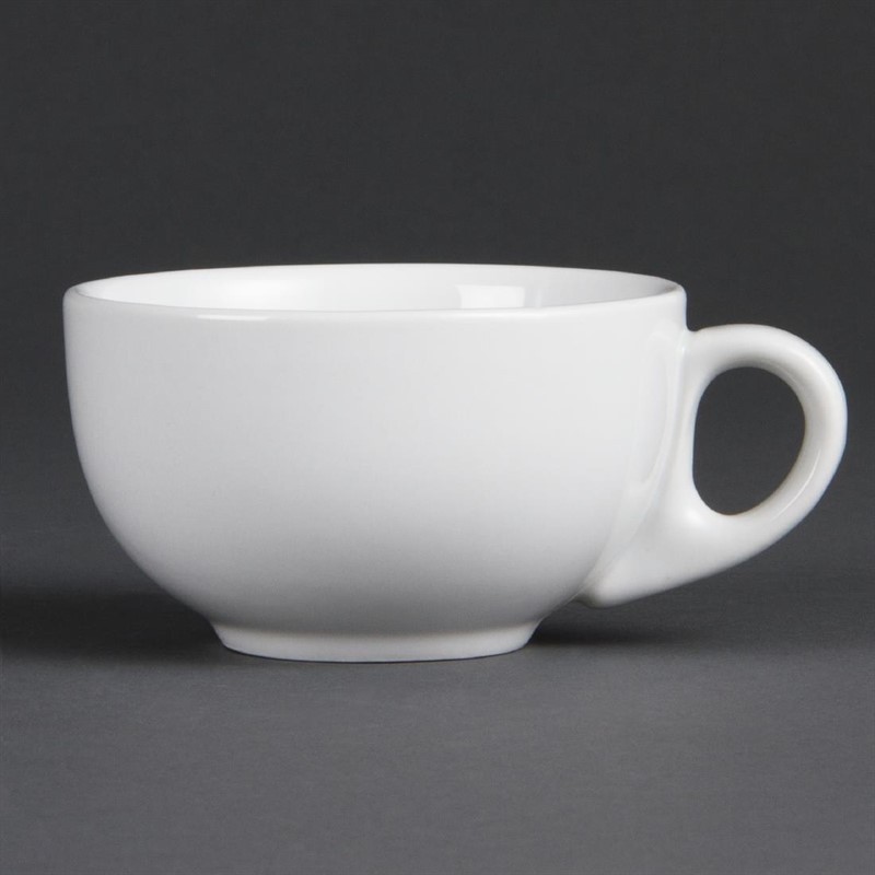  Olympia Whiteware Cappuccino Cups 200ml 7oz (Pack of 12) 