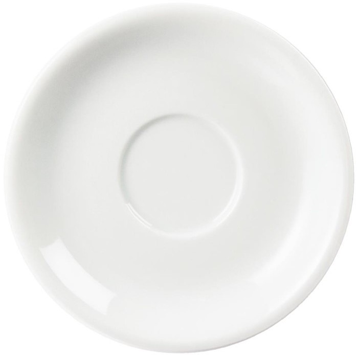  Olympia Whiteware Cappuccino Saucers (Pack of 12) 