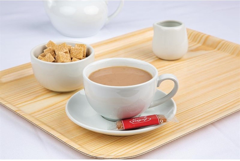  Olympia Whiteware Elegant Cups 230ml 8oz (Pack of 12) 