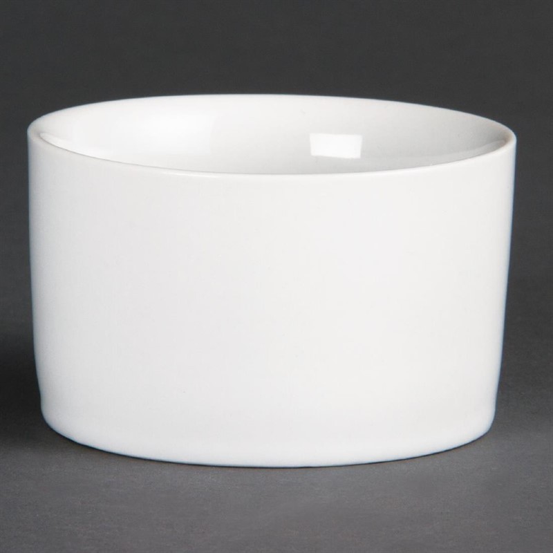  Olympia Whiteware Contemporary Ramekins 80mm (Pack of 12) 