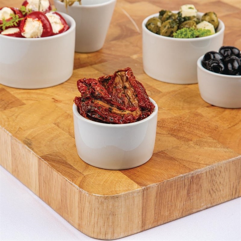  Olympia Whiteware Contemporary Ramekins 70mm (Pack of 12) 