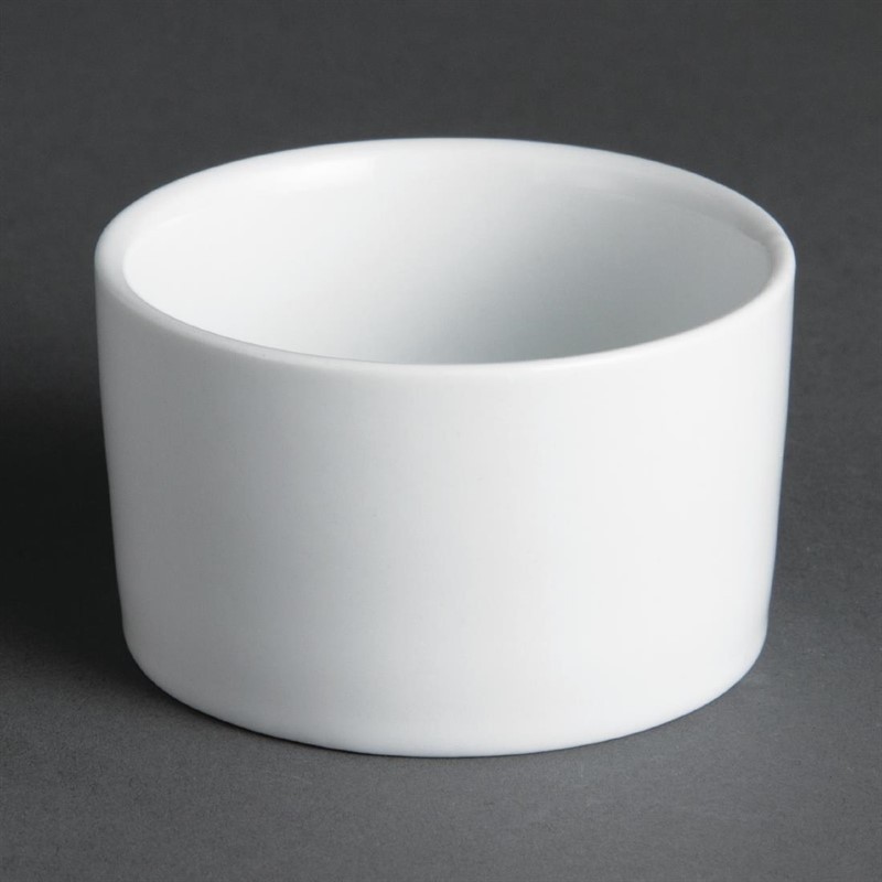 Olympia Whiteware Contemporary Ramekins 70mm (Pack of 12) 