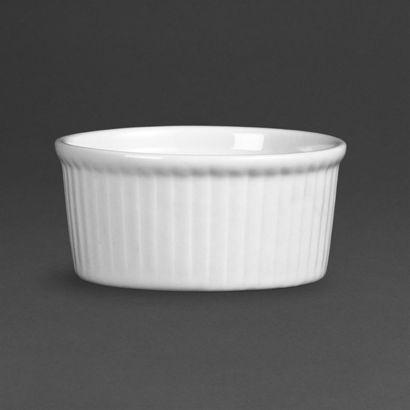  Olympia Whiteware Ramekins 80mm (Pack of 12) 