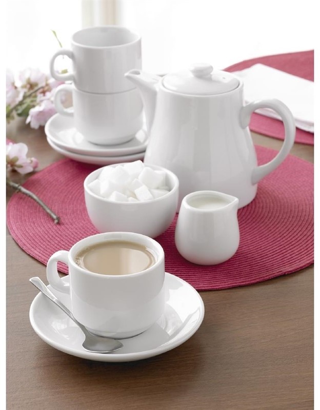  Olympia Whiteware Compact Jugs 85ml (Pack of 12) 