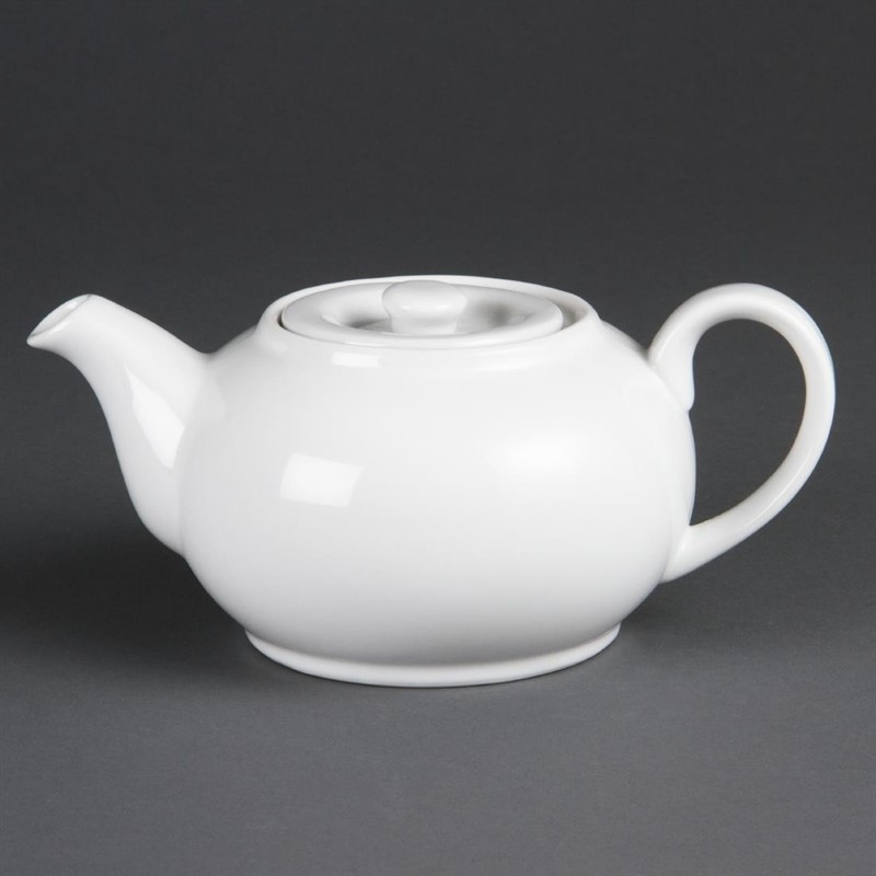  Olympia Whiteware Teapots 426ml (Pack of 4) 