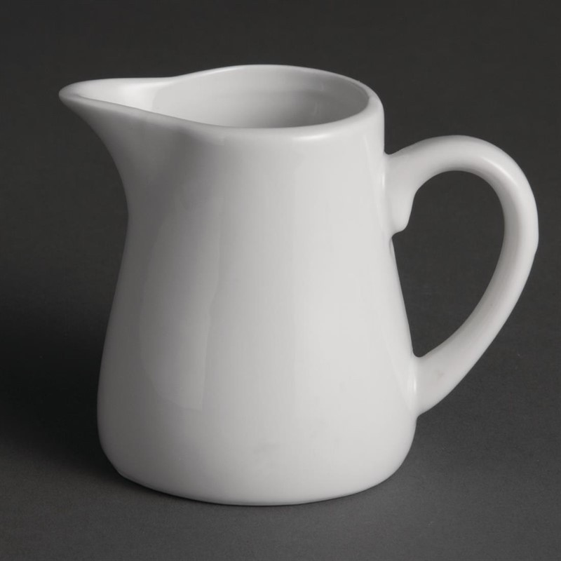  Olympia Whiteware Cream and Milk Jugs 170ml 6oz (Pack of 6) 