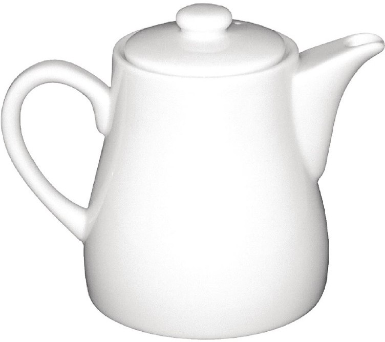  Olympia Whiteware Teapots 483ml (Pack of 4) 
