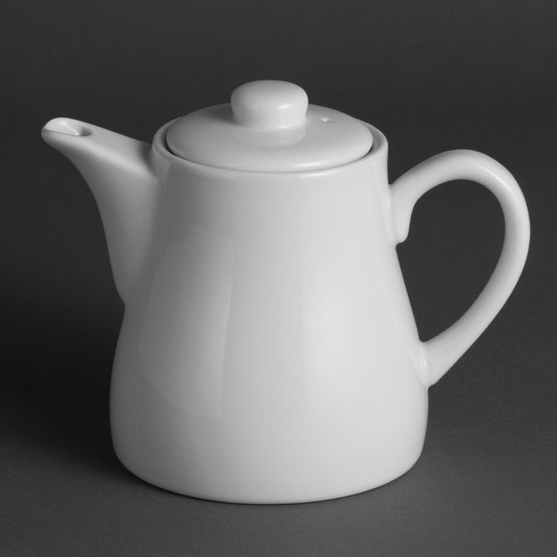  Olympia Whiteware Teapots 483ml (Pack of 4) 