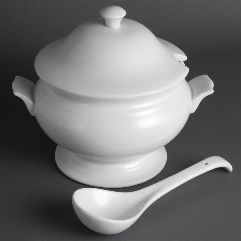  Olympia Soup Tureen and Ladle 2.5Ltr 88oz 
