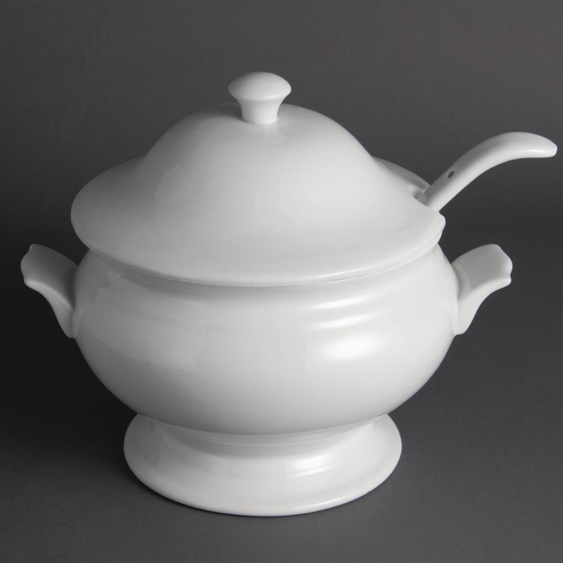  Olympia Soup Tureen and Ladle 2.5Ltr 88oz 