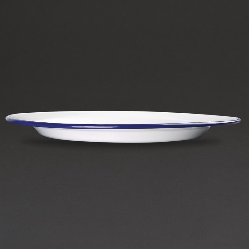  Olympia Enamel Dinner Plates 300mm (Pack of 6) 