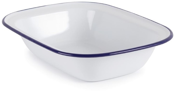  Olympia Enamel Dishes Rectangular 280 x 190mm (Pack of 6) 