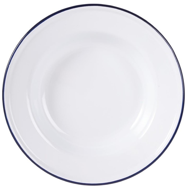  Olympia Enamel Soup Plates 245mm (Pack of 6) 