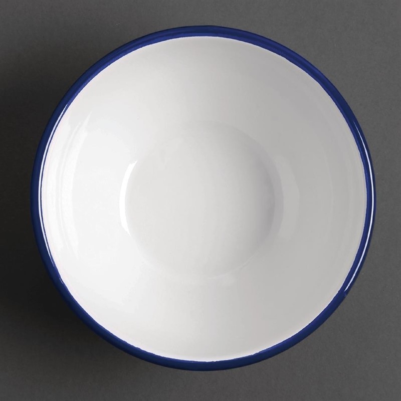  Olympia Enamel Bowls 155mm (Pack of 6) 