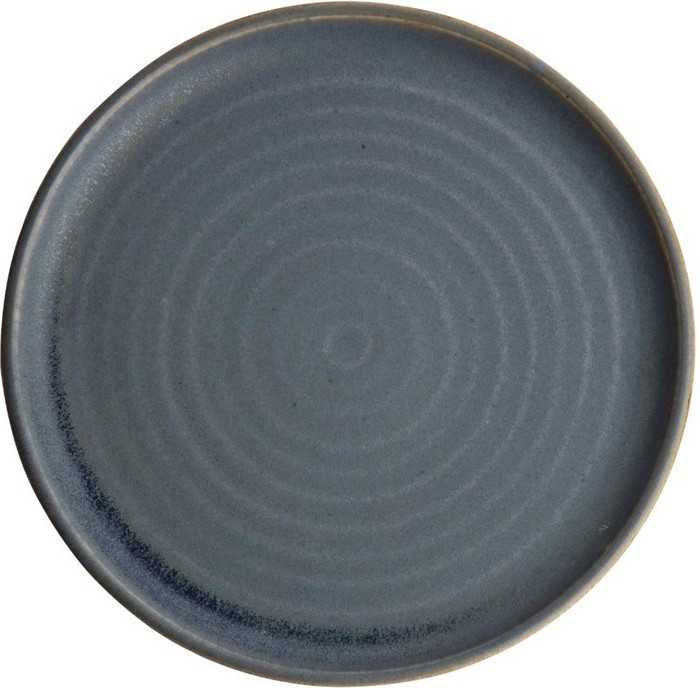  Olympia Canvas Small Rim Round Plate Blue Granite 265mm (Pack of 6) 