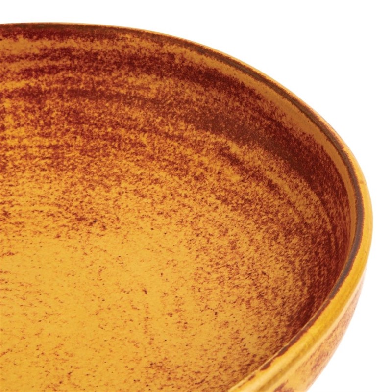  Olympia Canvas Coupe Bowl Sienna Rust 230mm (Pack of 6) 
